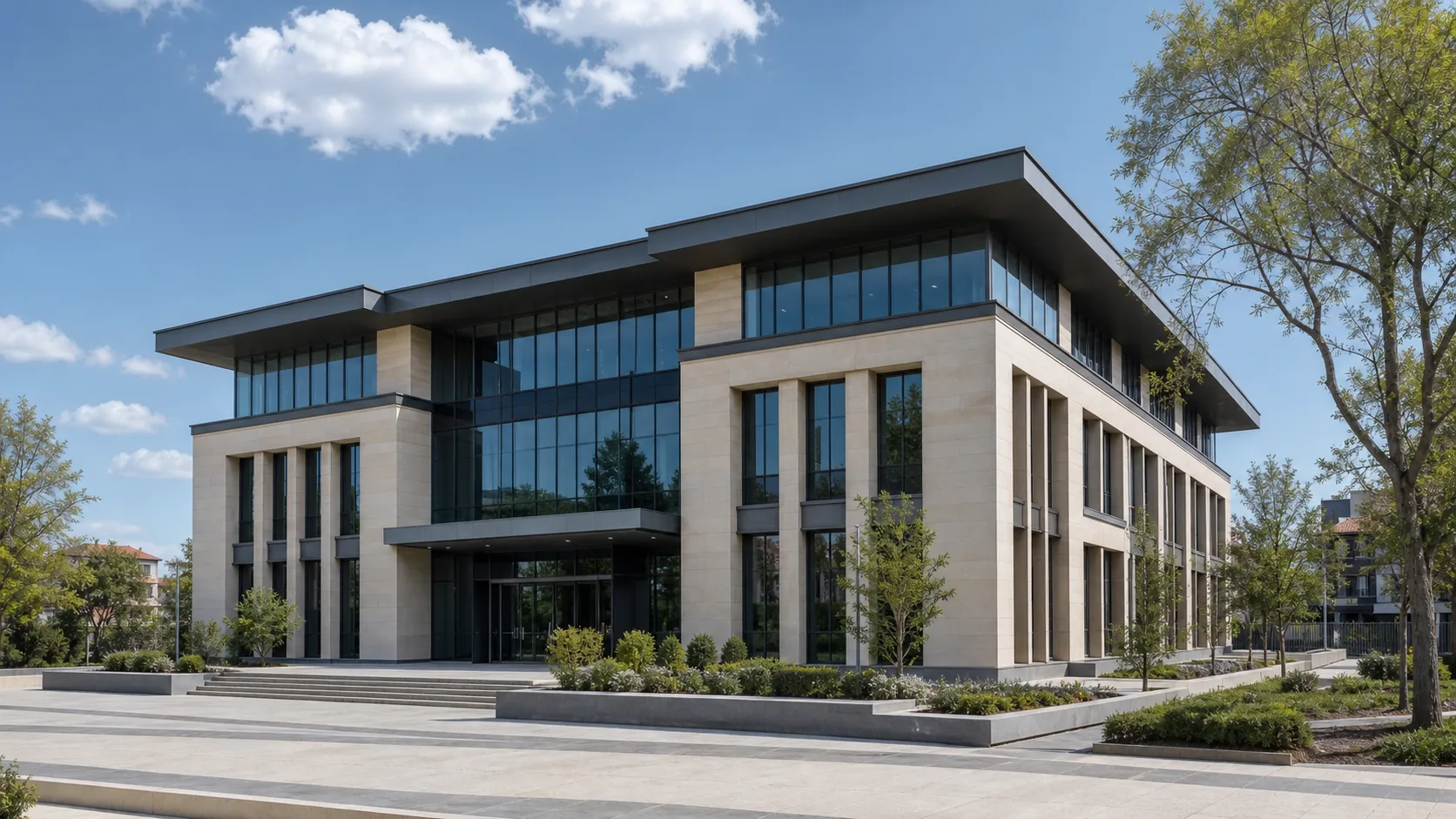 İdari ofis yapısı proje taslağı
